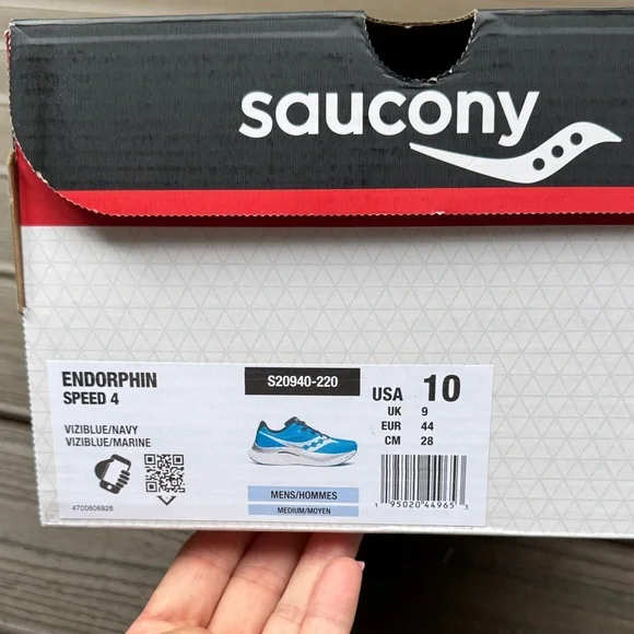 Saucony Vibrant Blue Athletic Sneakers - Picture 5 of 5